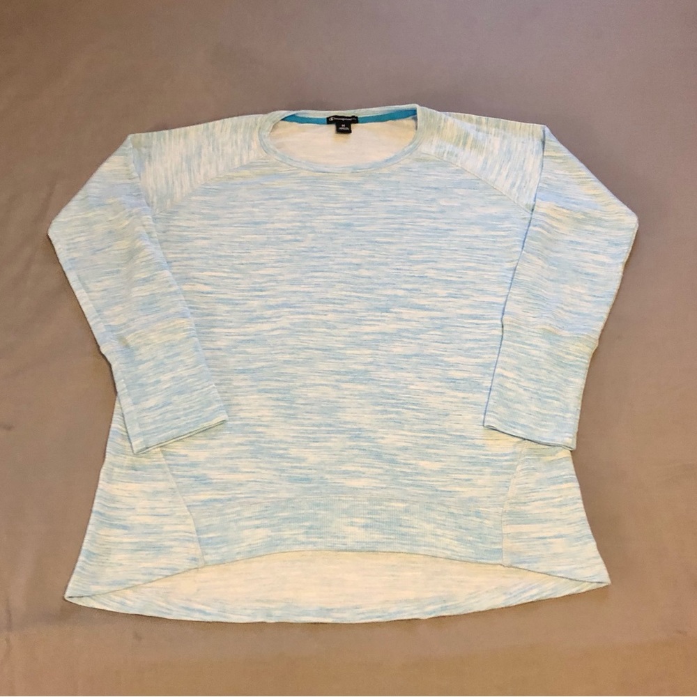 Champion Elite Turquoise & White Women's Pullover Top Size Medium